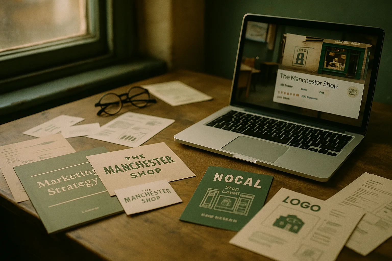 Best Digital Marketing Strategies For Local Businesses — A digital marketer in a Manchester office optimising a local business's website 