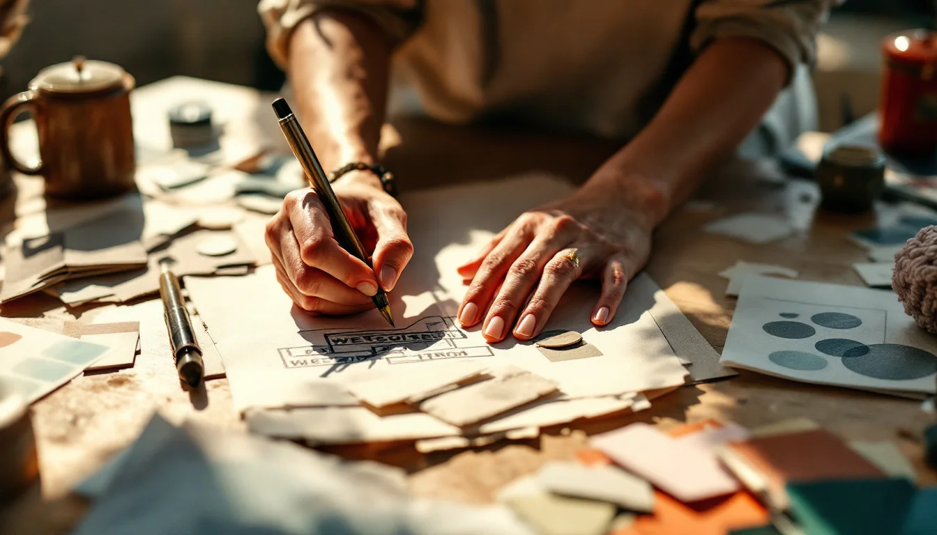 Best Website Design Agencies Manchester — A Manchester agency designer and client discussing website layouts and branding 
